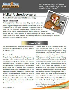 Lesson 25: Biblical Archaeology (Part 2)